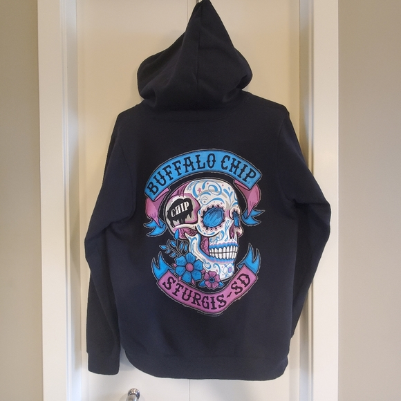 Sturgis Motorcycle Rally Zip Sweater - Picture 3 of 5